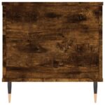 Table basse Chêne fumé 90x44,5x45 cm Bois d'ingénierie – Image 5