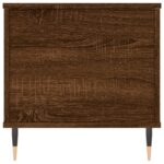 Table basse Chêne marron 90x44,5x45 cm Bois d'ingénierie – Image 5