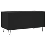 Table basse Noir 90x44,5x45 cm Bois d'ingénierie – Image 6