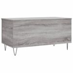 Table basse Sonoma gris 90x44,5x45 cm Bois d'ingénierie – Image 3