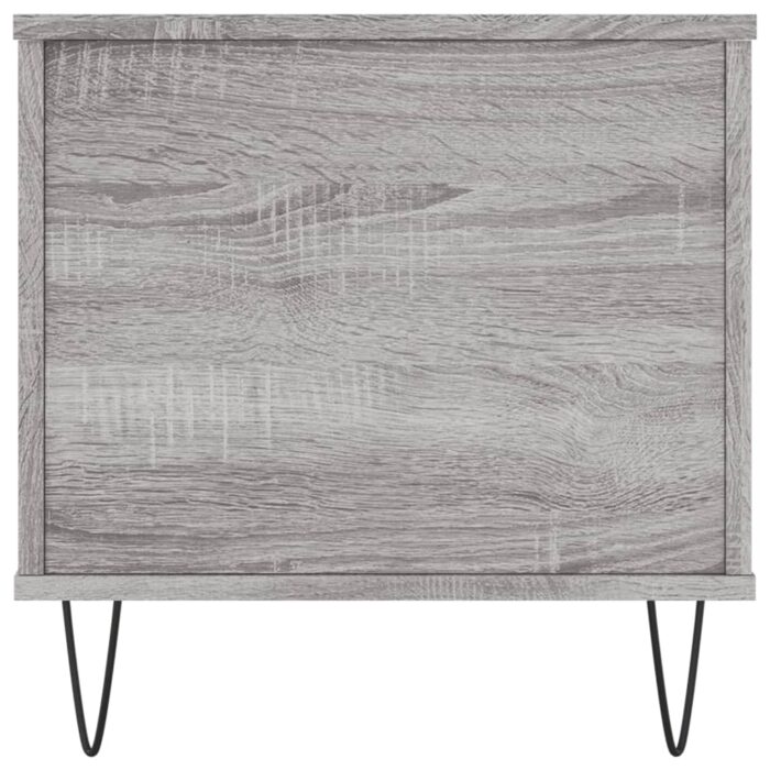 Table basse Sonoma gris 90x44,5x45 cm Bois d'ingénierie – Image 5
