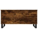 Table basse Chêne fumé 90x44,5x45 cm Bois d'ingénierie – Image 4
