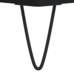 Table basse noir 102x44,5x50 cm bois d'ingénierie – Image 7