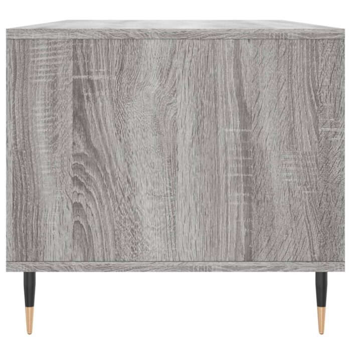 Table basse Sonoma gris 90x49x45 cm Bois d'ingénierie – Image 5
