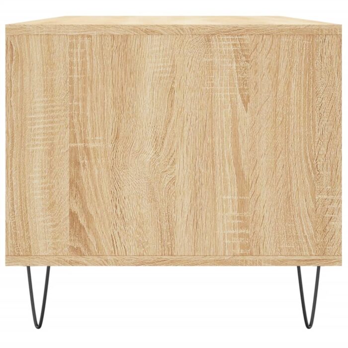 Table basse Chêne sonoma 90x49x45 cm Bois d'ingénierie – Image 5
