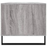 Table basse Sonoma gris 90x49x45 cm Bois d'ingénierie – Image 5