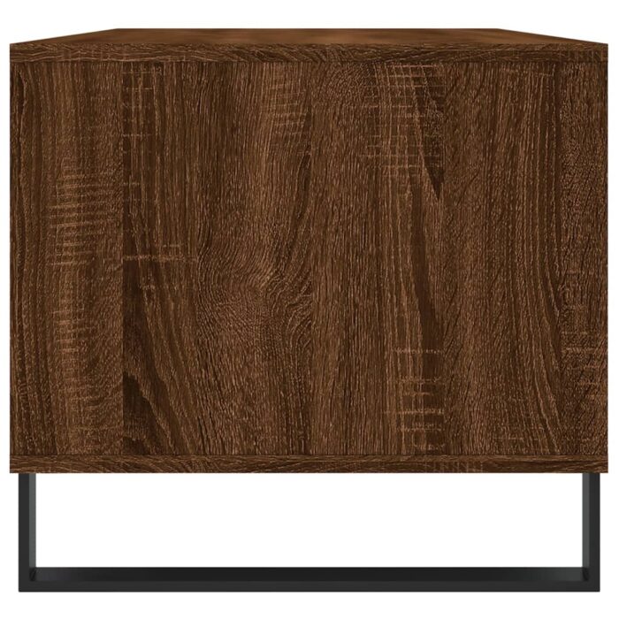 Table basse Chêne marron 90x49x45 cm Bois d'ingénierie – Image 5