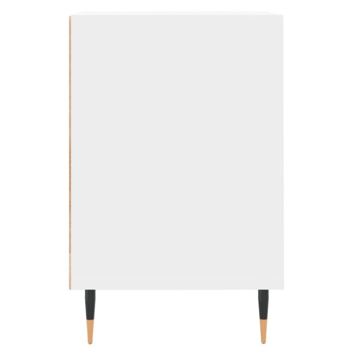 Meuble TV Blanc 100x35x55 cm Bois d'ingénierie – Image 5