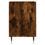 Meuble TV Chêne fumé 100x35x55 cm Bois d'ingénierie – Image 5