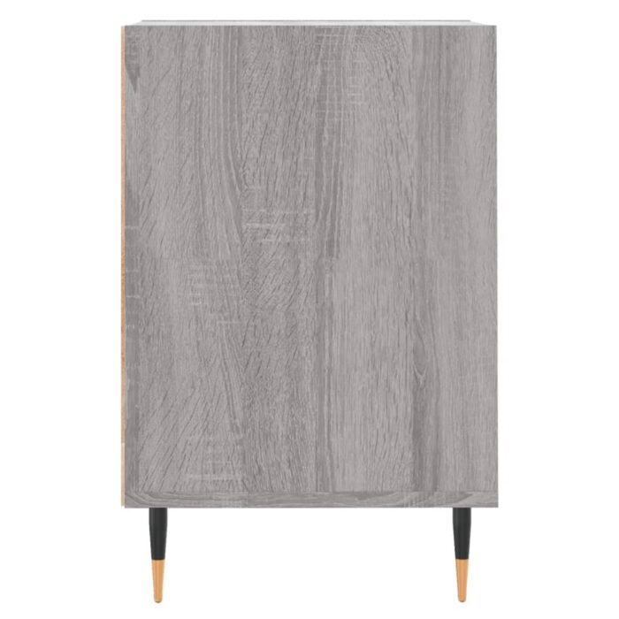 Meuble TV Sonoma gris 100x35x55 cm Bois d'ingénierie – Image 5