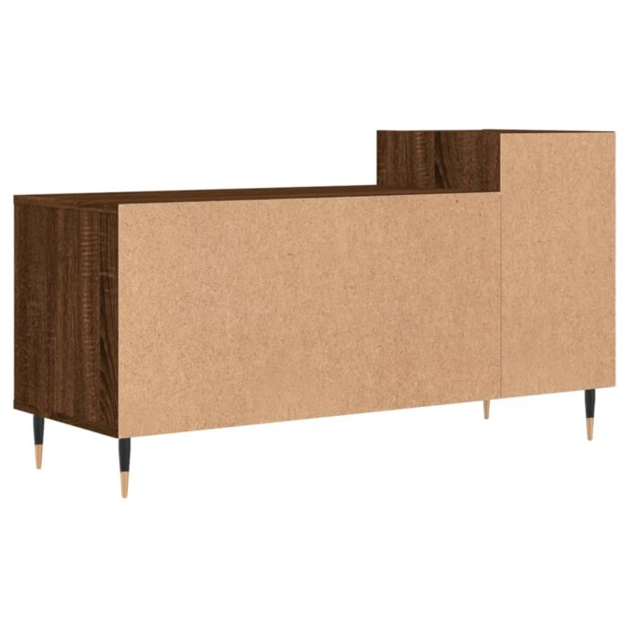 Meuble TV Chêne marron 100x35x55 cm Bois d'ingénierie – Image 6
