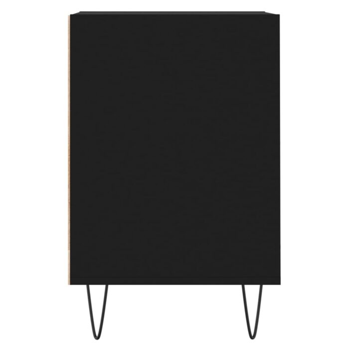 Meuble TV Noir 100x35x55 cm Bois d'ingénierie – Image 5