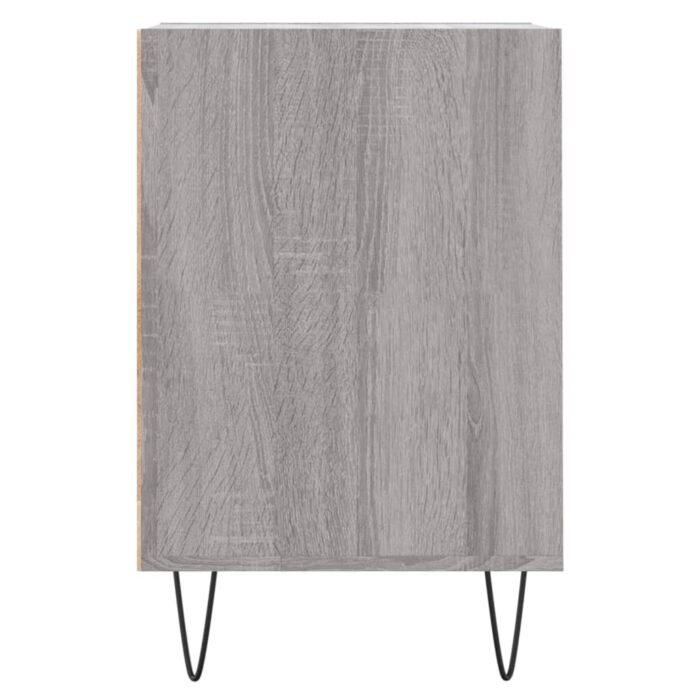 Meuble TV Sonoma gris 100x35x55 cm Bois d'ingénierie – Image 5