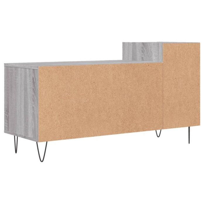 Meuble TV Sonoma gris 100x35x55 cm Bois d'ingénierie – Image 6