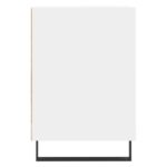 Meuble TV Blanc 100x35x55 cm Bois d'ingénierie – Image 5
