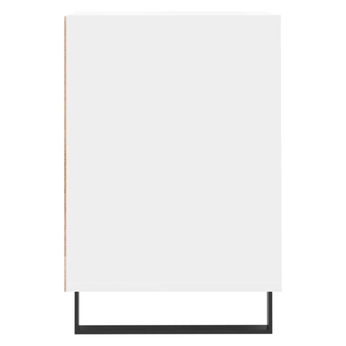 Meuble TV Blanc 100x35x55 cm Bois d'ingénierie – Image 5