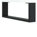 Meuble TV Blanc brillant 100x35x55 cm Bois d'ingénierie – Image 8