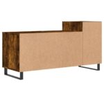 Meuble TV Chêne fumé 100x35x55 cm Bois d'ingénierie – Image 6