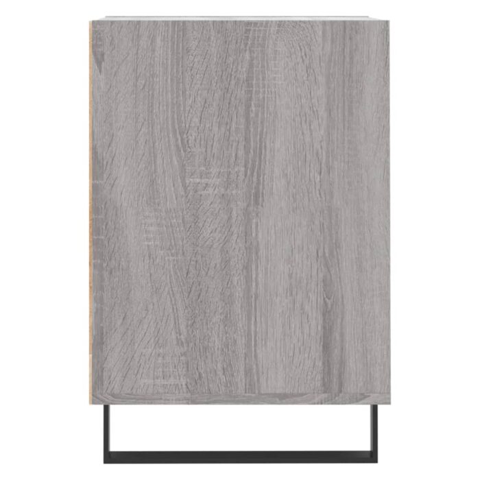 Meuble TV Sonoma gris 100x35x55 cm Bois d'ingénierie – Image 5