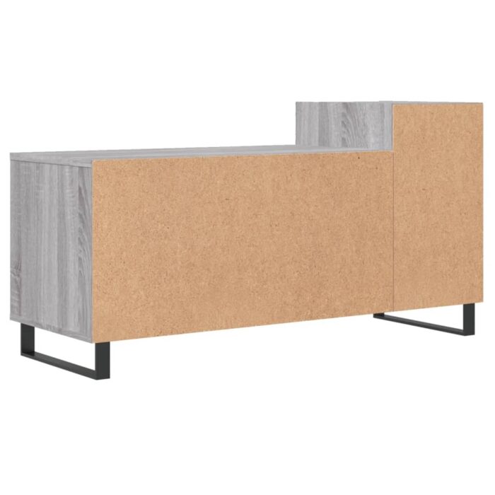 Meuble TV Sonoma gris 100x35x55 cm Bois d'ingénierie – Image 6