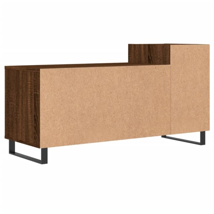 Meuble TV Chêne marron 100x35x55 cm Bois d'ingénierie – Image 6