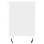 Meuble TV Blanc 160x35x55 cm Bois d'ingénierie – Image 5