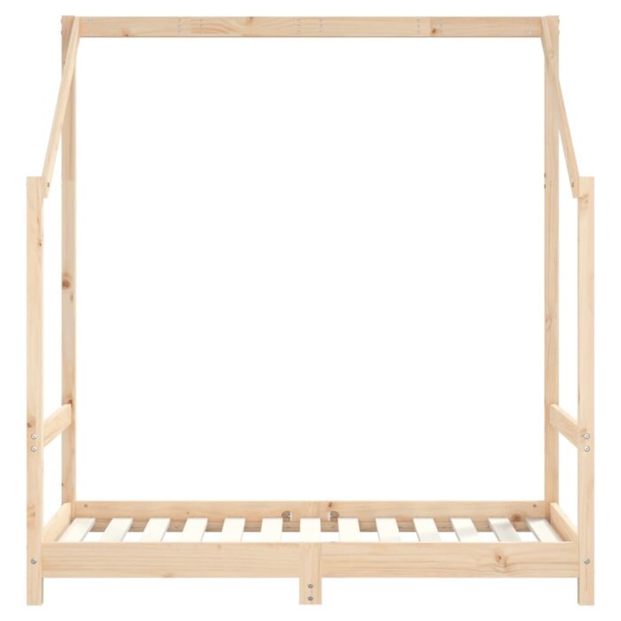 Cadre de lit pour enfant 70x140 cm bois de pin massif – Image 2