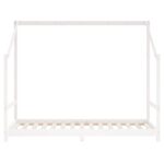 Cadre de lit pour enfants blanc 90x190 cm bois de pin massif – Image 2
