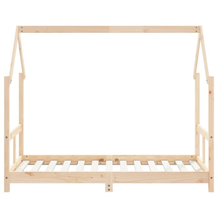Cadre de lit pour enfant 80x160 cm bois de pin massif – Image 2