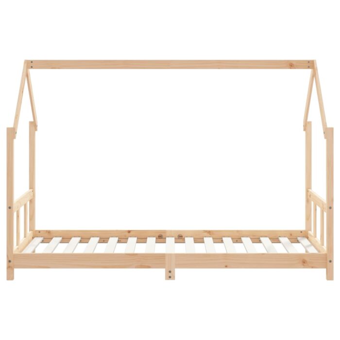 Cadre de lit pour enfant 90x190 cm Bois de pin massif – Image 2