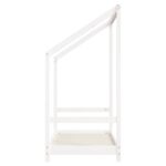 Cadre de lit pour enfant blanc 2x(70x140) cm bois de pin massif – Image 3