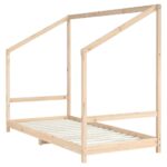 Cadre de lit pour enfants 2x(90x190) cm bois de pin massif – Image 2