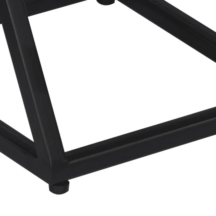 Tables d'appoint 2 pcs teck de récupération massif – Image 4