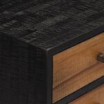 Table console avec tiroirs 116x30x76 cm teck massif récupéré – Image 5