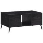 Table basse 90x50x41 cm teck de récupération massif – Image 4