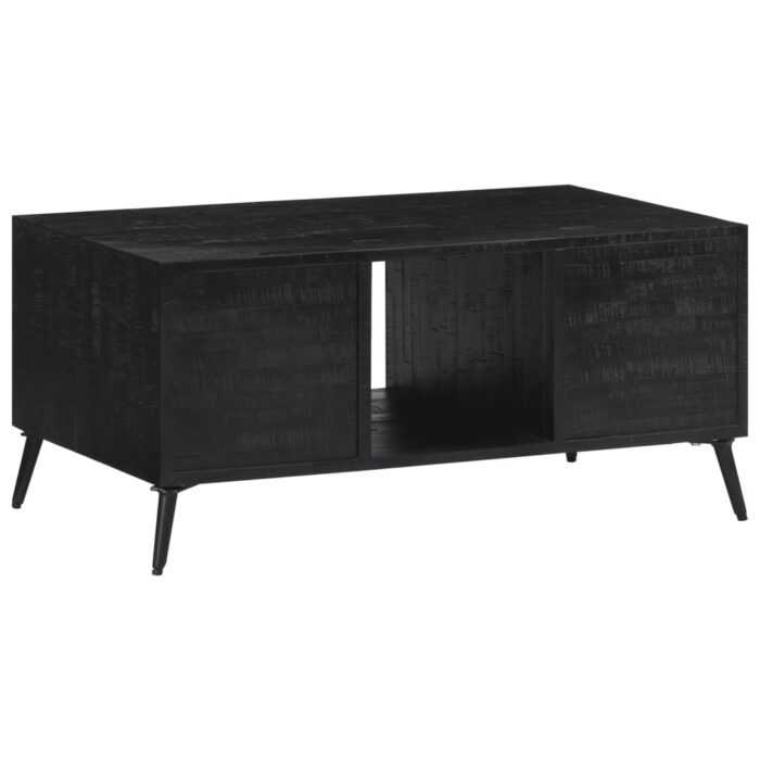 Table basse 90x50x41 cm teck de récupération massif – Image 4