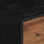 Table basse 90x50x41 cm teck de récupération massif – Image 5