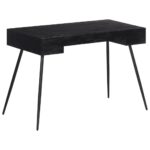 Bureau 117x56,5x75 cm teck massif récupéré – Image 4