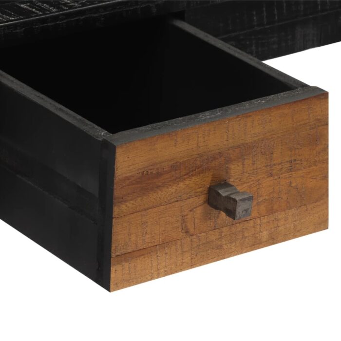 Bureau 117x56,5x75 cm teck massif récupéré – Image 7