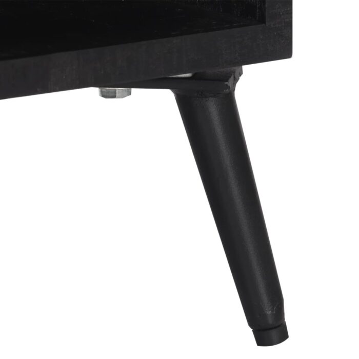 Table de chevet 40x30x50 cm bois massif de teck – Image 7