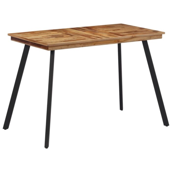 Table à manger 120x62x76 cm bois massif de teck – Image 1