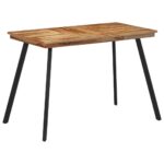 Table à manger 120x62x76 cm bois massif de teck – Image 8
