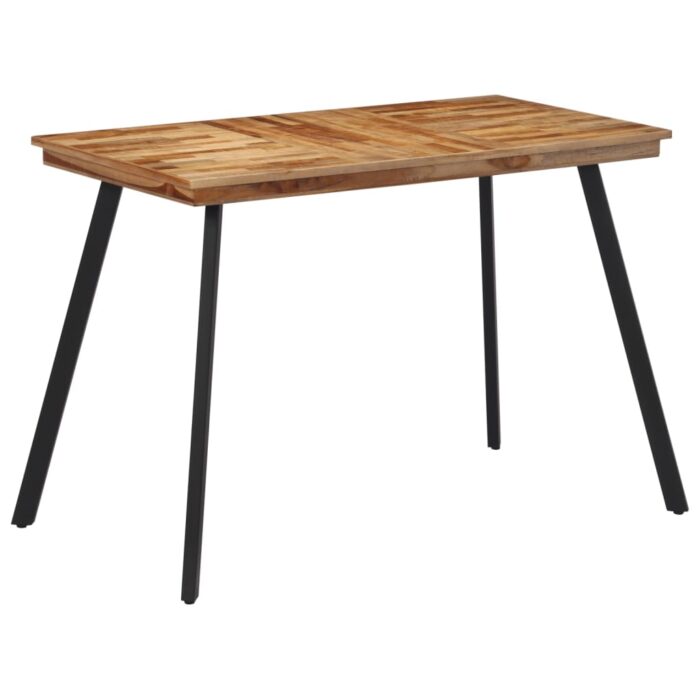 Table à manger 120x62x76 cm bois massif de teck – Image 8