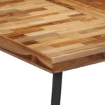 Table à manger 148x97x76 cm bois massif de teck – Image 3