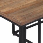 Tables basses gigognes 3 pcs bois massif de teck – Image 4