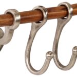 Porte-manteau mural 75x15 cm aluminium – Image 4