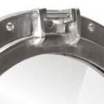 Miroir en forme de hublot mural Ø23 cm aluminium et verre – Image 4