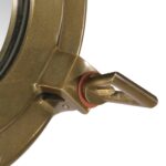 Miroir en forme de porthole mural Ø23 cm aluminium et verre – Image 5