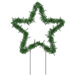 Décoration lumineuse étoile de Noël piquets 3 pcs 50 LED 29 cm – Image 4