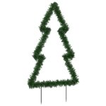Décoration lumineuse arbre de Noël avec piquets 80 LED 60 cm – Image 5